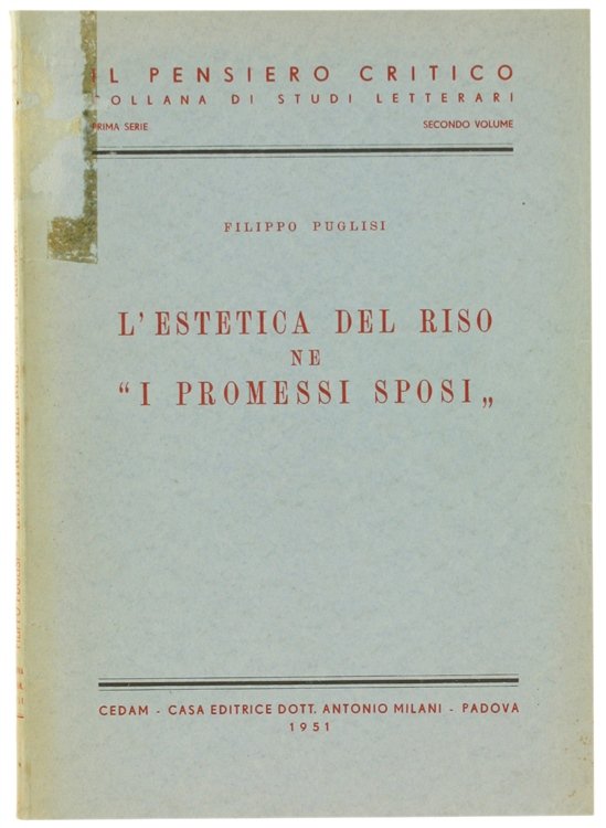 L'ESTETICA DEL RISO NE "I PROMESSI SPOSI".