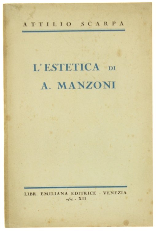 L'ESTETICA DI A. MANZONI.