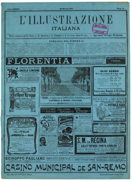 L'ILLUSTRAZIONE ITALIANA. 1905 n. 13.