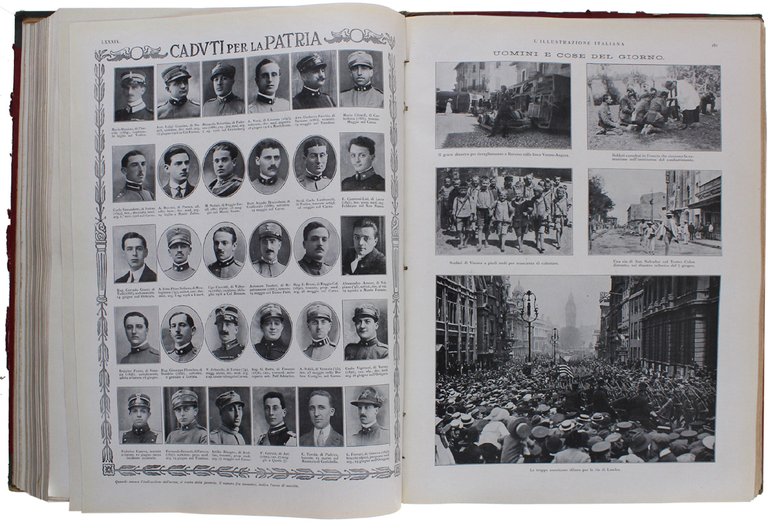 L'ILLUSTRAZIONE ITALIANA. Annata 1917 (50 numeri rilegati in 1 volume)