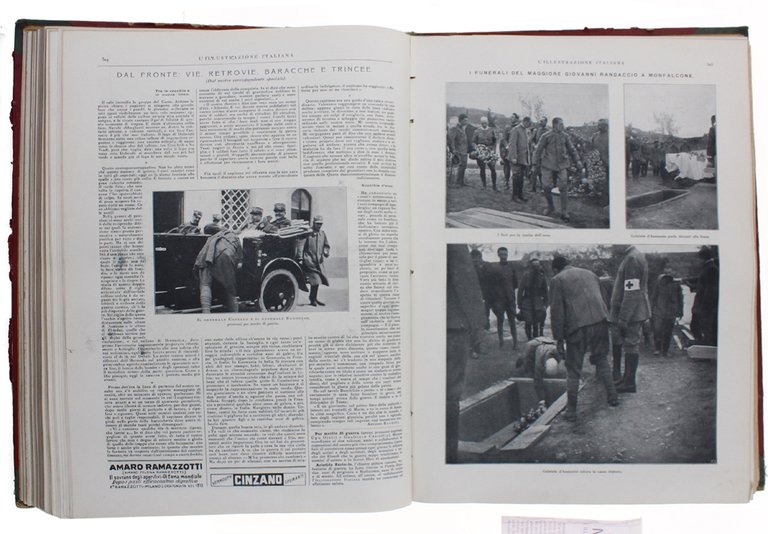 L'ILLUSTRAZIONE ITALIANA. Annata 1917 (50 numeri rilegati in 1 volume)