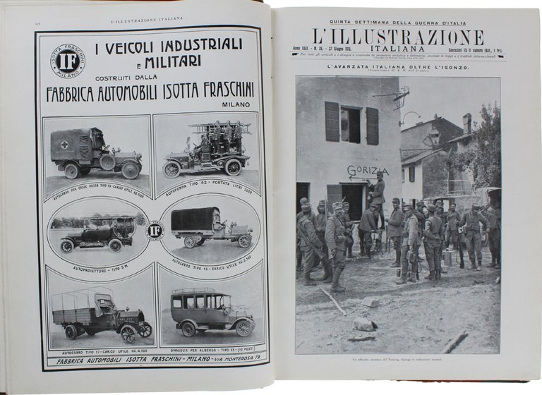 L'ILLUSTRAZIONE ITALIANA. Secondo semestre 1915: dal n. 22 (30/5) al …