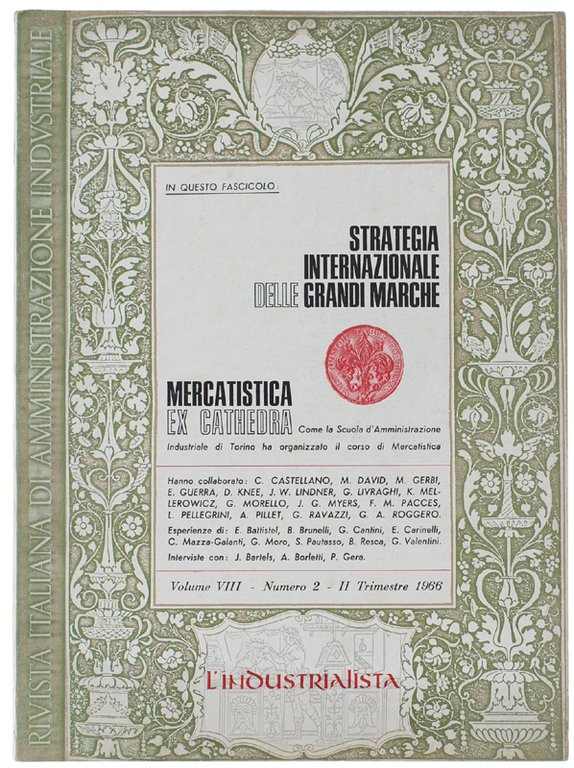 L'INDUSTRIALISTA. Volume VIII - 1966 - N. 2.