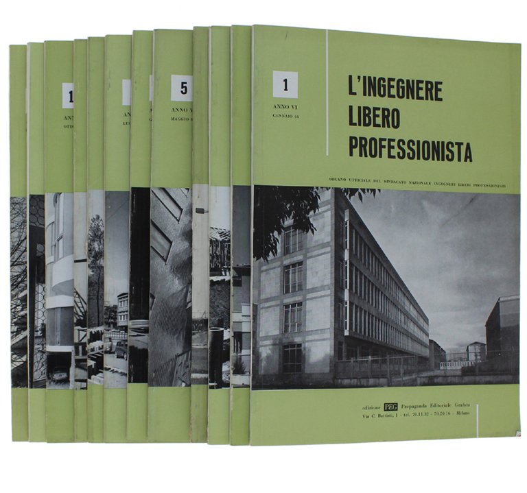 L'INGEGNERE LIBERO PROFESSIONISTA. Anno VI - Anno 1964. Organo ufficiale …