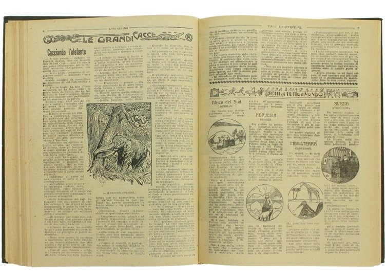 L'INTREPIDO. Avventure - Viaggi - Esplorazioni. Annata completa 1925.