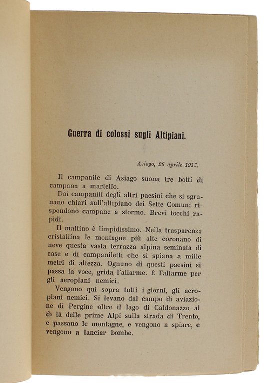 L'INVASIONE RESPINTA (aprile-luglio 1916) [1a edizione - splendido]