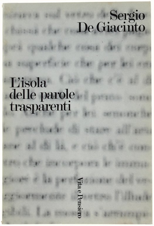 L'ISOLA DELLE PAROLE TRASPARENTI.