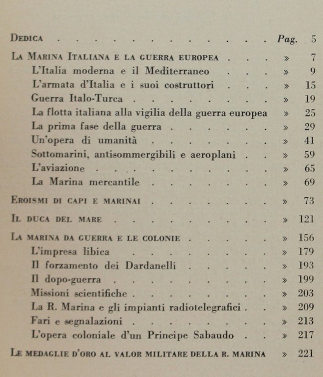 L'ITALIA SUL MARE NELLA GRANDE GUERRA con dedica di Arturo …