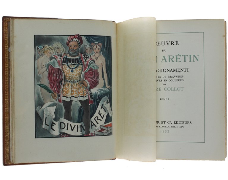 L'OEUVRE DU DIVIN ARETIN. LES RAGIONAMENTI illustrés de gravures sur …