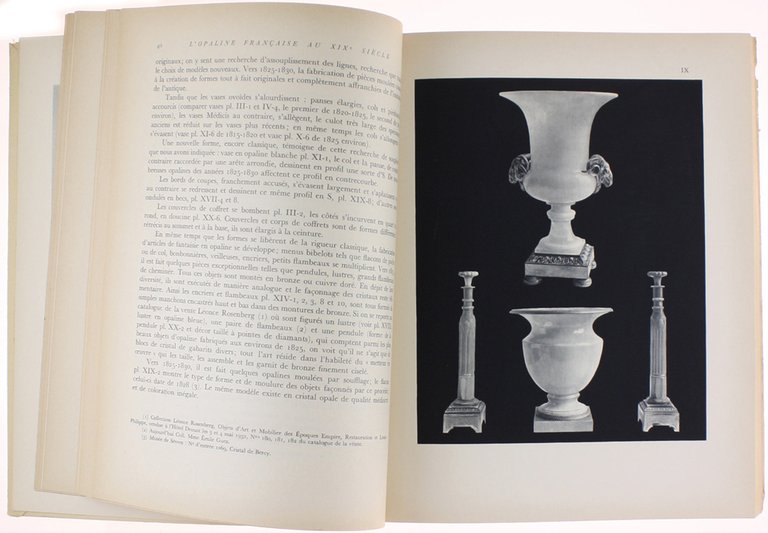 L'OPALINE FRANÇAISE AU XIX SIECLE.