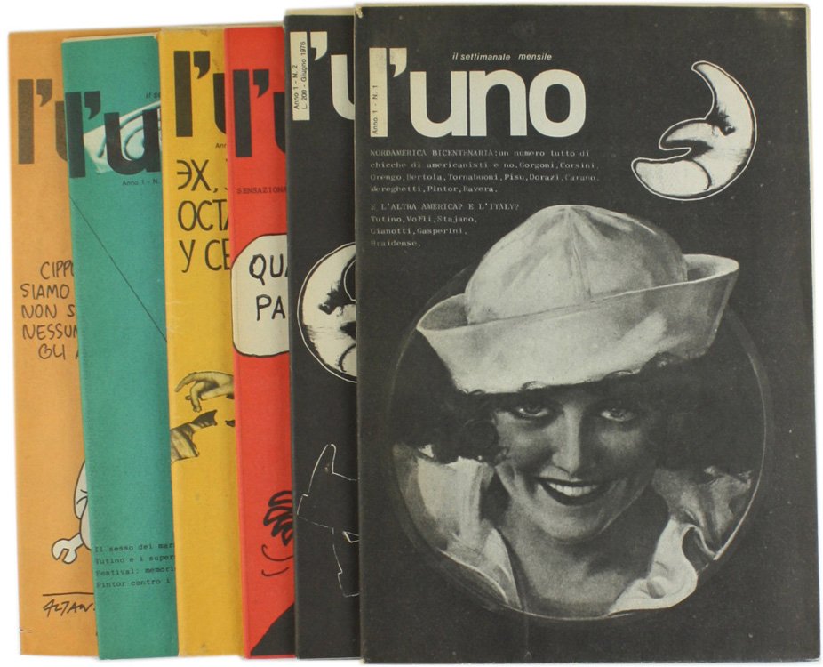 L'UNO. Il settimanale mensile. Anno I - 1976 completo (8 …