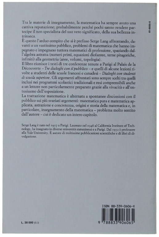 LA BELLEZZA DELLA MATEMATICA