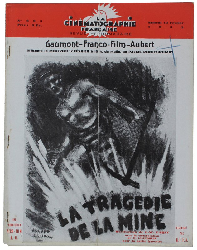 LA CINEMATOGRAPHIE FRANÇAISE N° 693 (complet)