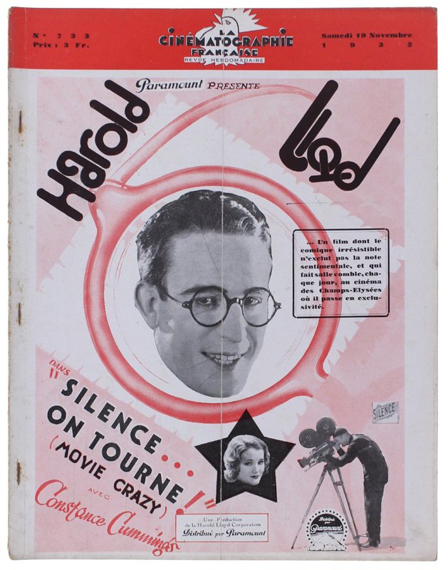 LA CINEMATOGRAPHIE FRANÇAISE N° 733 (complet)