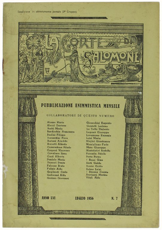 LA CORTE DI SALOMONE. Anno LVI - N.7 - Luglio … | Immagine Gallery 2