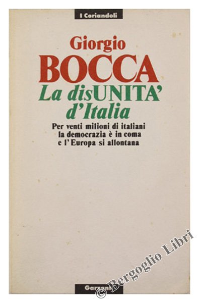 LA DISUNITA' D'ITALIA.