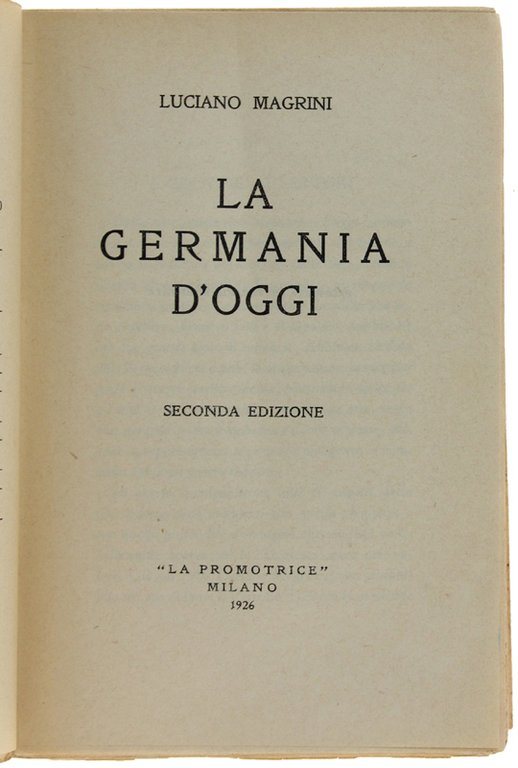 LA GERMANIA D'OGGI [freschissimo]