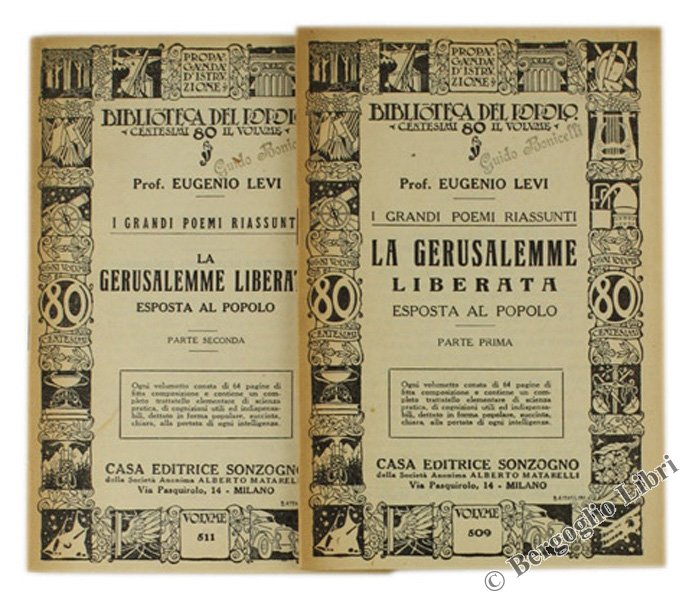LA GERUSALEMME LIBERATA ESPOSTA AL POPOLO.