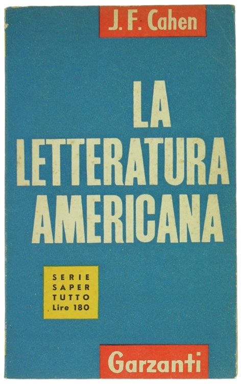 LA LETTERATURA AMERICANA.