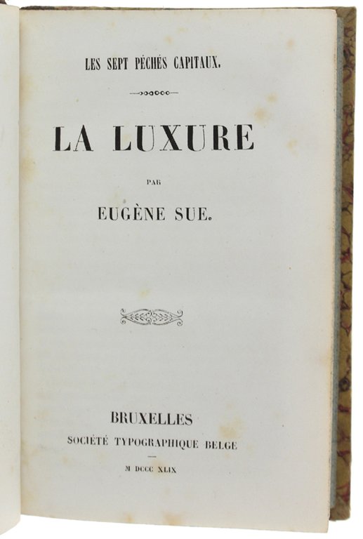 LA LUXURE. Les sept péchés capitaux. | Immagine Gallery 3
