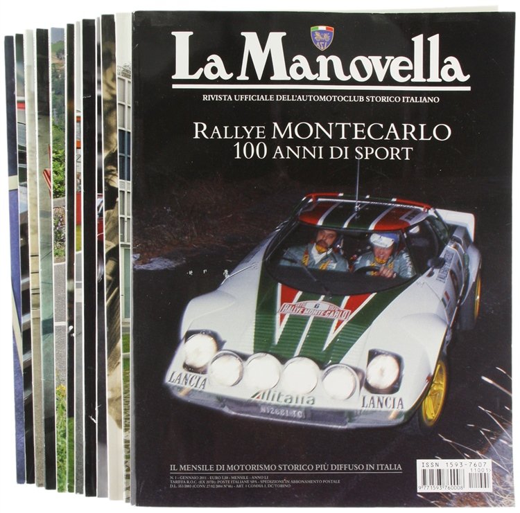 LA MANOVELLA. Annata completa 2011. Rivista ufficiale dell'Automotoclub Storico Italiano.