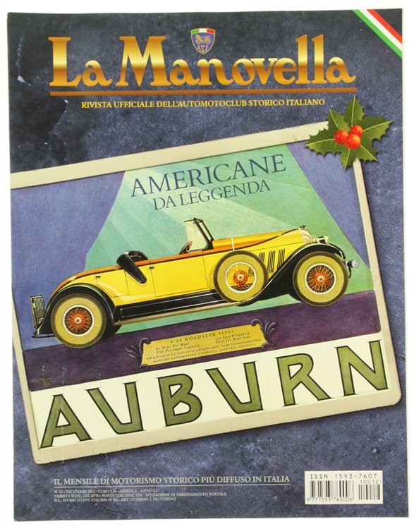 LA MANOVELLA. Annata completa 2011. Rivista ufficiale dell'Automotoclub Storico Italiano.