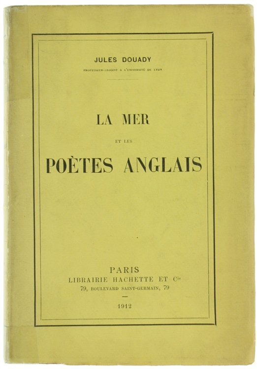 LA MER ET LES POETES ANGLAIS.