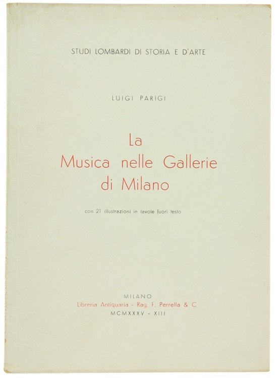 LA MUSICA NELLE GALLERIE DI MILANO - Studi Lombardi di …