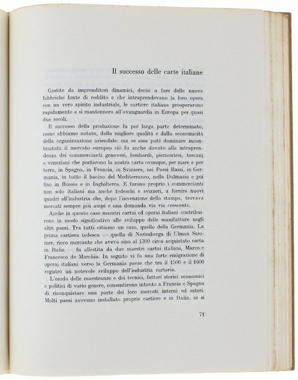 LA NOBILE ARTE DI FABBRICARE LA CARTA.