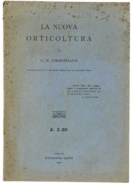 LA NUOVA ORTICOLTURA.