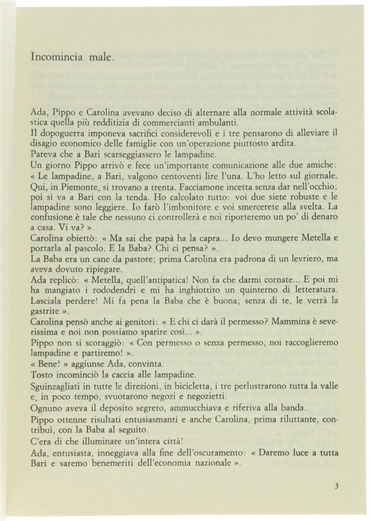 LA PIU' NATURALE DELLE STORIE NATURALI.