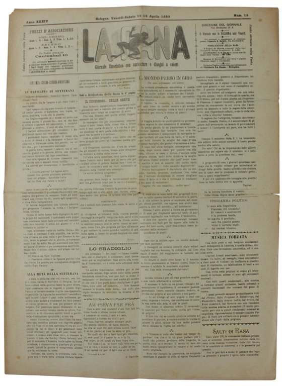 LA RANA - Giornale Umoristico con caricature e disegni a … | Immagine Gallery 5