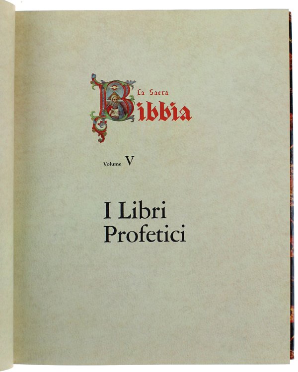 LA SACRA BIBBIA. Antico e Nuovo Testamento.