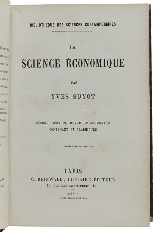 LA SCIENCE ECONOMIQUE.