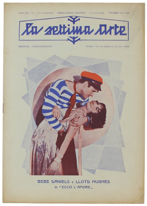 LA SETTIMA ARTE rivista Anno VII - N. 10: Ottobre …
