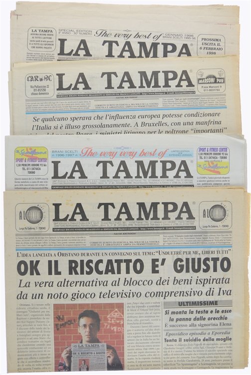 LA TAMPA. Raccolta di 4 numeri. Anno IV/1998 - N. …