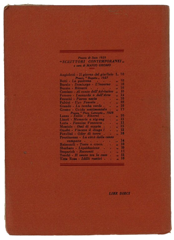 LA TOMBA VERDE. Liriche [Edizione originale]