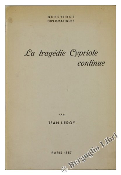 LA TRAGEDIE CYPRIOTE CONTINUE.