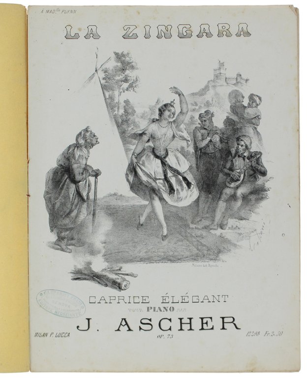 LA ZINGARA - Caprice élégant pour piano op.73 [spartito]