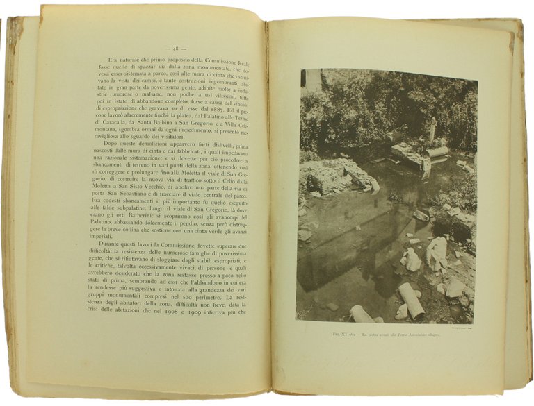 LA ZONA MONUMENTALE DI ROMA E L'OPERA DELLA COMMISSIONE REALE.