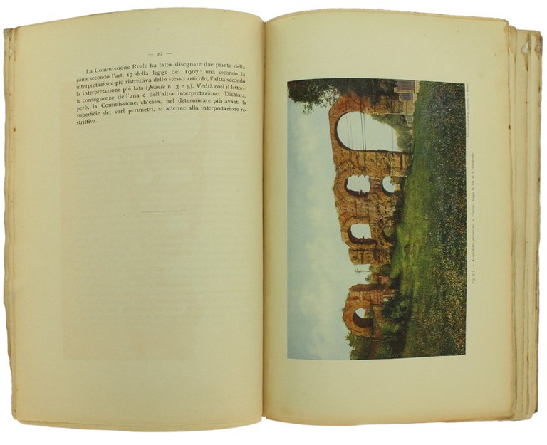 LA ZONA MONUMENTALE DI ROMA E L'OPERA DELLA COMMISSIONE REALE.