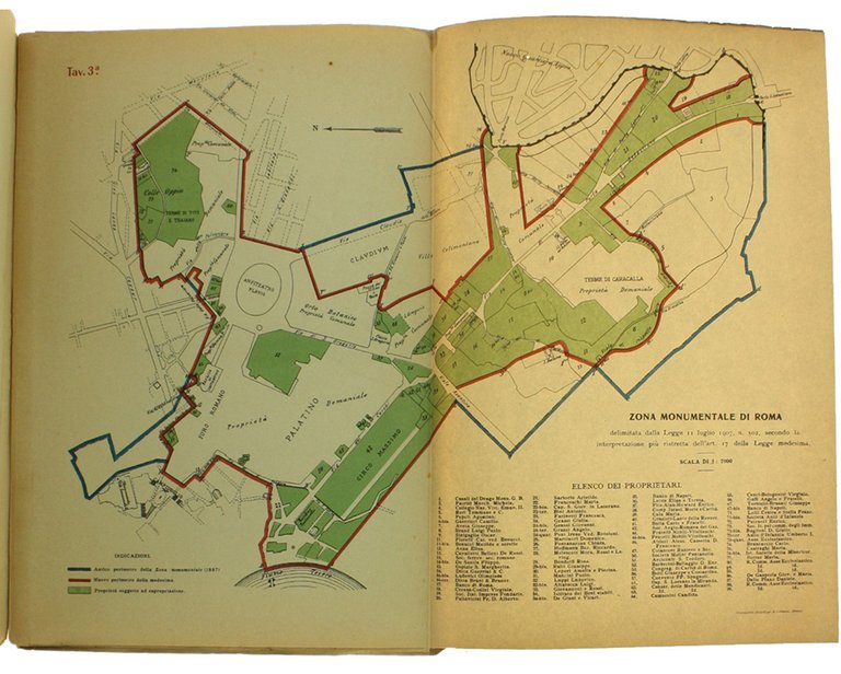 LA ZONA MONUMENTALE DI ROMA E L'OPERA DELLA COMMISSIONE REALE.