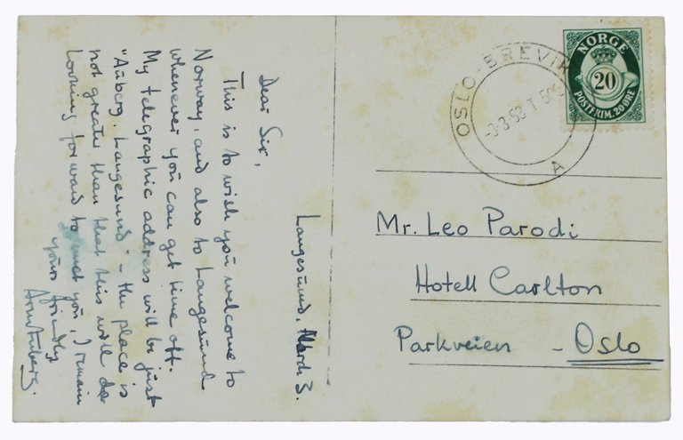 LANGESUND 1953: POSTCARD (9 x 14 cm) | Immagine Gallery 2