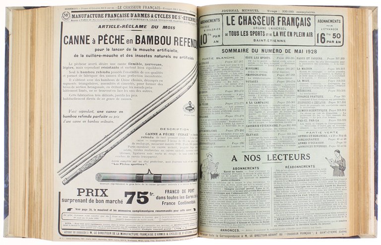 LE CHASSEUR FRANÇAIS. Année complète 1928.