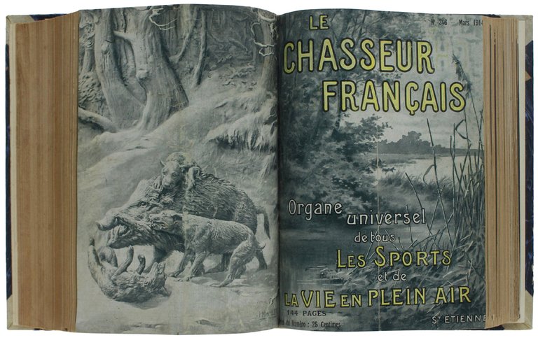 LE CHASSEUR FRANÇAIS. Années complètes 1914 + 1919.