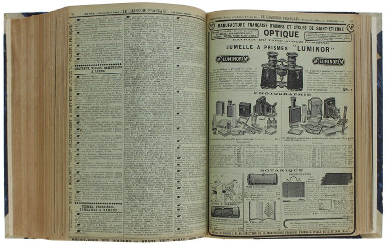 LE CHASSEUR FRANÇAIS. Années complètes 1914 + 1919.