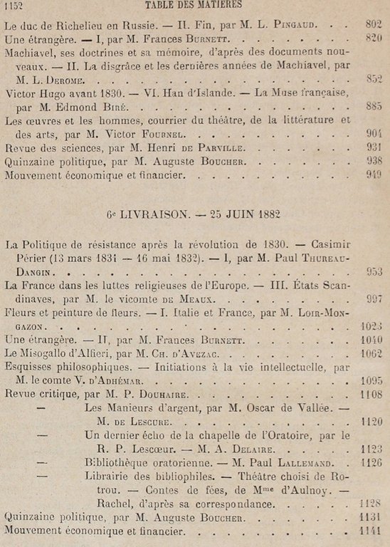 LE CORRESPONDANT. Recueil périodique. Religion, Philosophie, Politique, Sciences, Litterature, Beaux-Arts. …