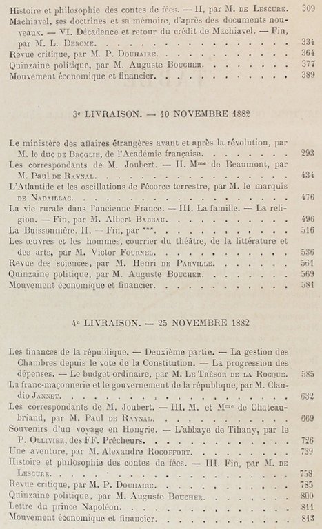 LE CORRESPONDANT. Recueil périodique. Religion, Philosophie, Politique, Sciences, Litterature, Beaux-Arts. …