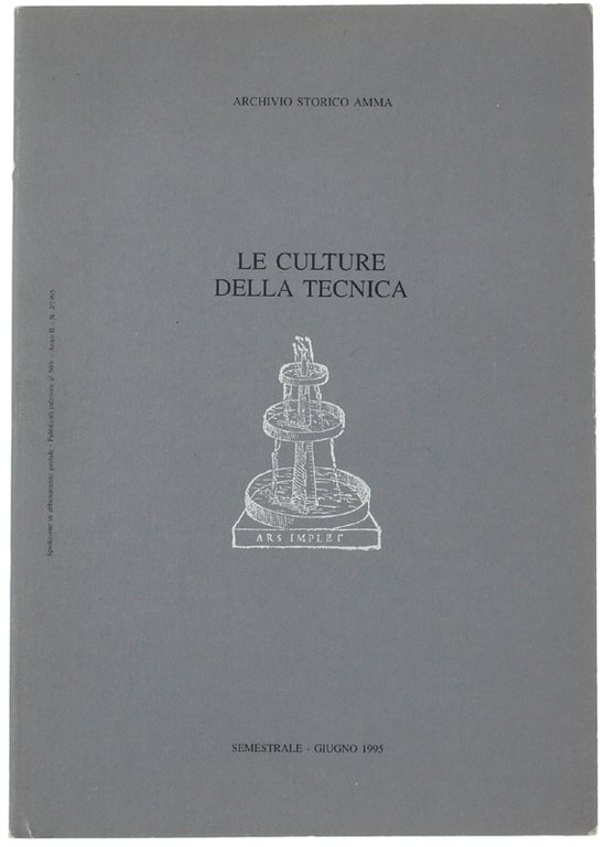 LE CULTURE DELLA TECNICA. Giugno 1996.