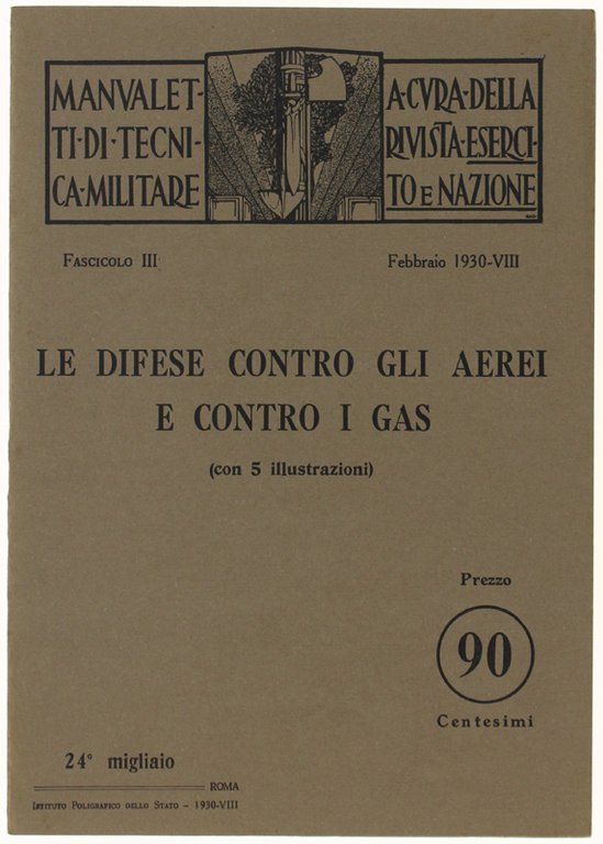 LE DIFESE CONTRO GLI AEREI E CONTRO I GAS.